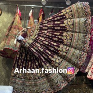 Bridal Lenhga Hand craft